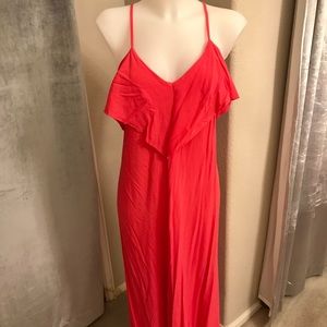 Coral Pink Maxi dress